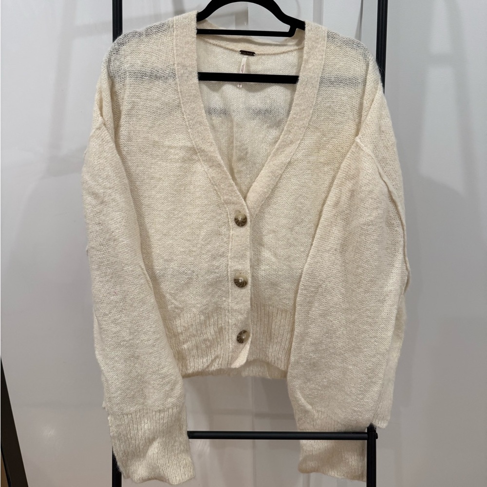 Free People Oversized Alpaca Cardigan
